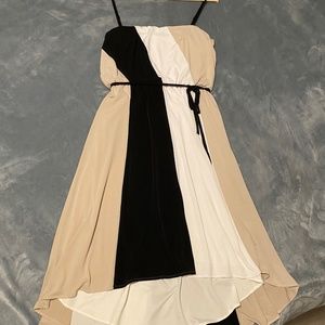 High-low Stripe Dress